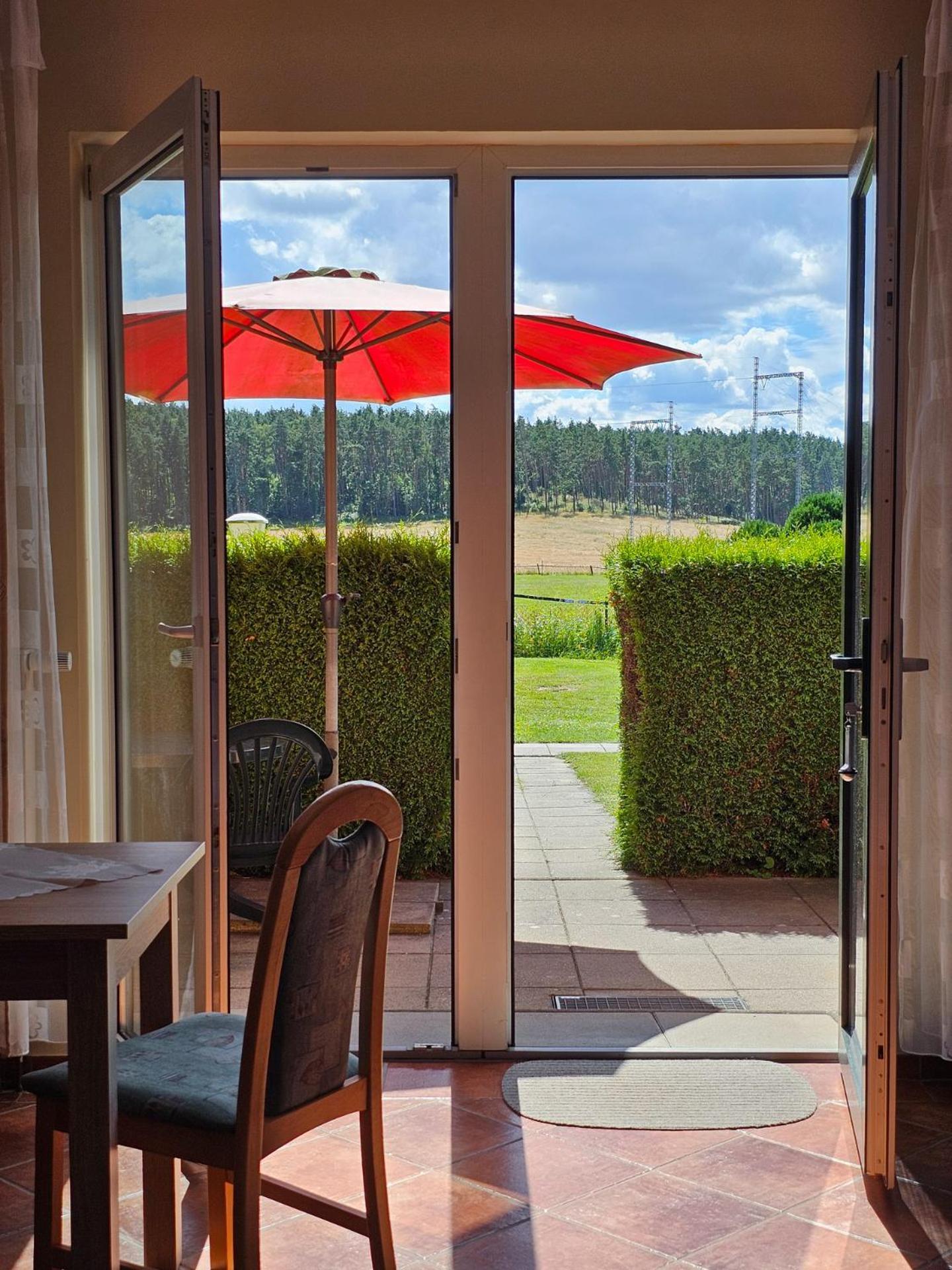 Pension Achterland Mellenthin Buitenkant foto